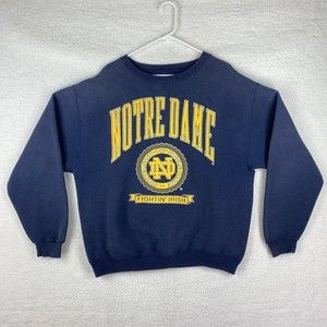 Vintage | Shirts | Vintage Notre Dame Fighting Irish Sweatshirt Mens Sz Xl  University Sports 9s | Poshmark